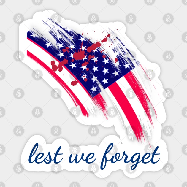 Lest we forget, veterans day, freedom, is not free, lets not forget, lest we forget, millitary, us army, soldier, proud veteran, veteran dad, thank you for your service Sticker by Famgift